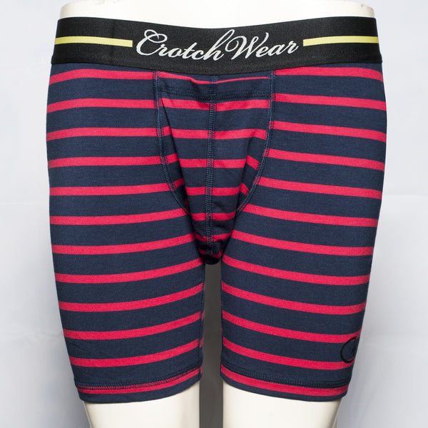 Branded Long Leg Marine/Red Stripes Stash Pocket